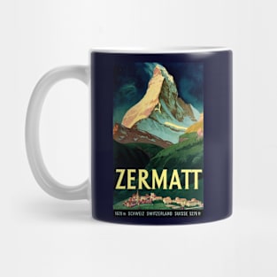 Vintage Travel Poster - Matterhorn Switzerland Mug